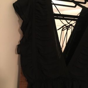lilyful Dresses - Lilyful Ruffle Chiffon Flare Dress lilyful Dresses - Lilyful Ruffle Chiffon Flare Dress